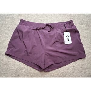 ZYIA Active Lavender‎ Summer Shorts XXXL Pockets Cuffed Athletic Workout